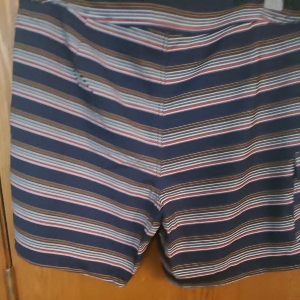 Goodthreads Men's Swim 7" Boardshort Swimsuit Surf Stripped SZ 36 NEW! - Picture 2 of 5